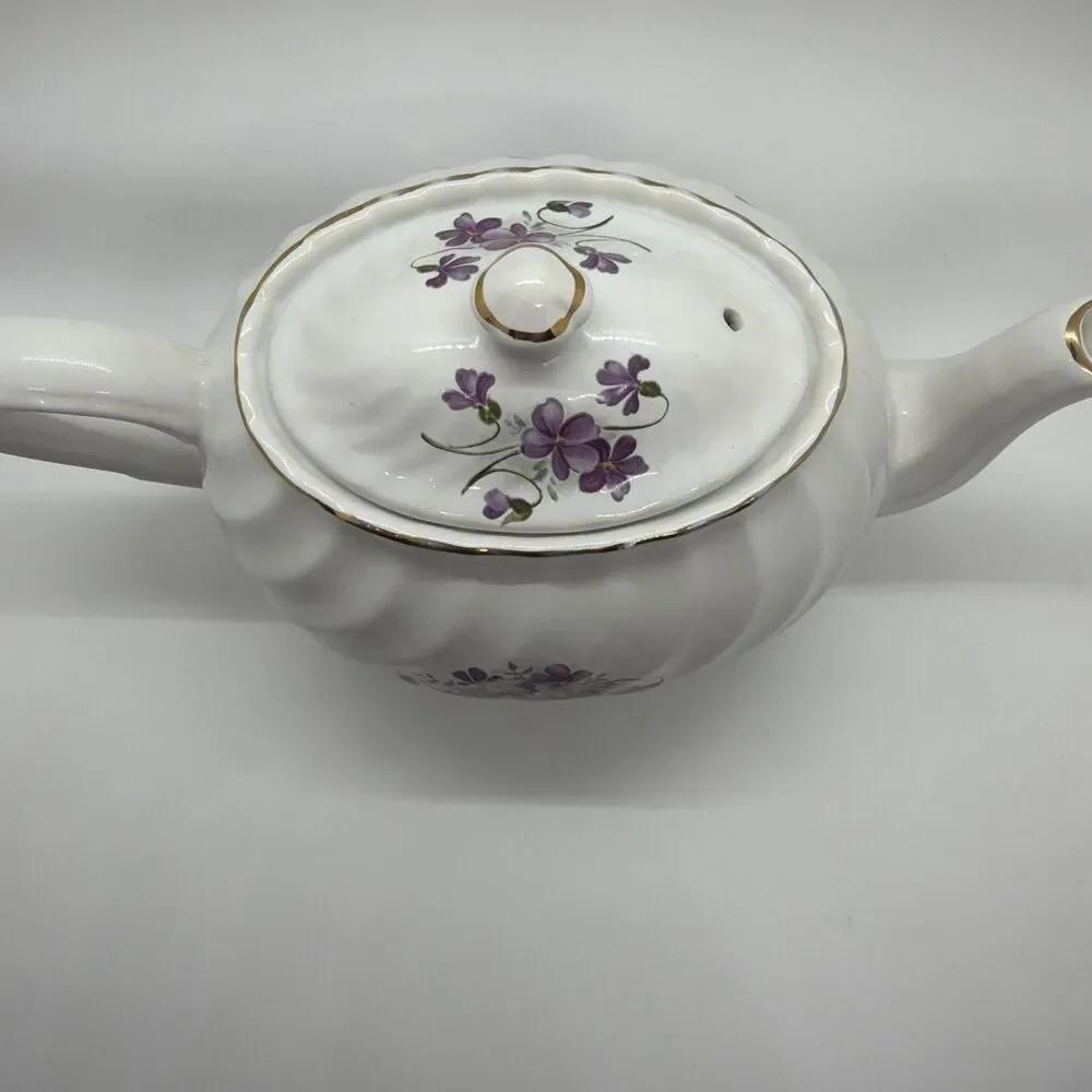 Arthur Wood & Son - 6432 - Violets Small Teapot - England